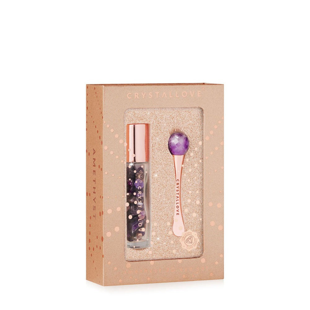 Crystallove Amethyst 3D Occhi Set (flacone 1 pezzo + massaggiatore 1 pezzo) — Set