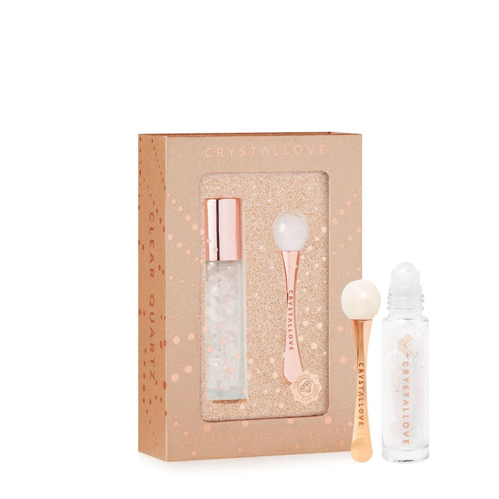 Crystallove Golden Clear Quartz 3D Set 1 pz — Contorno Occhi