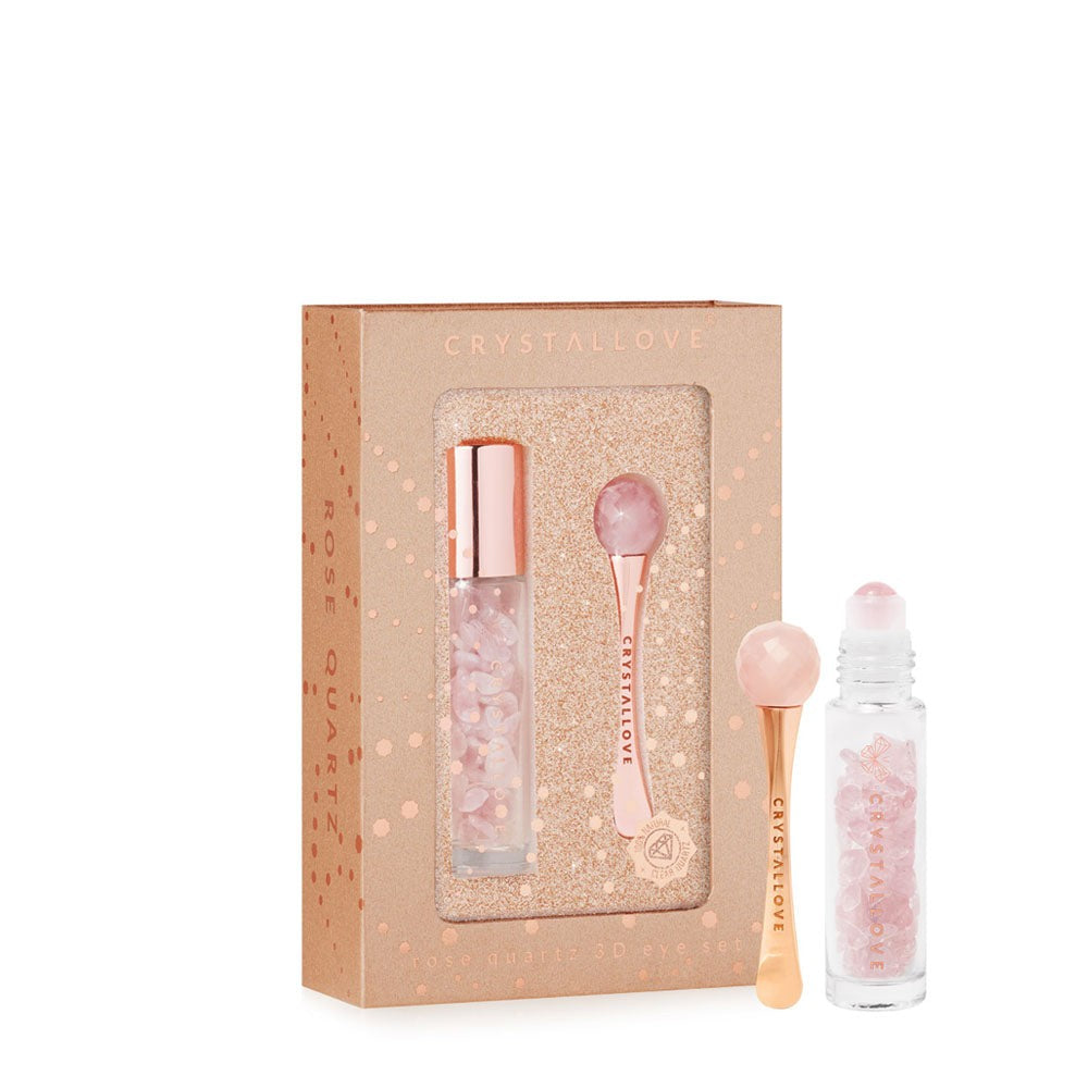 Crystallove Golden Rose Quartz 3D 1 pz — Contorno Occhi