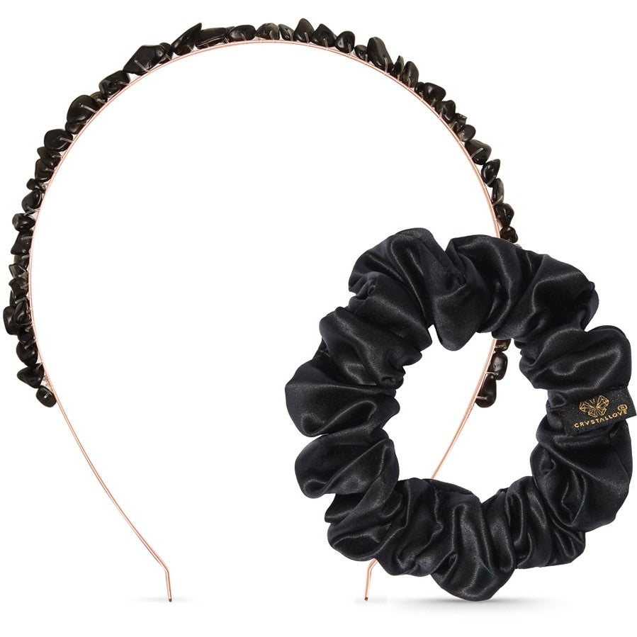 Crystallove Obsidian Energy Capelli Set (accessorio 1 pezzo + elastico 1 pezzo) — Set