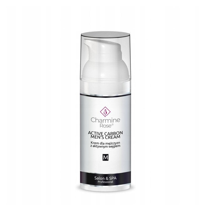 Crema con carbone attivo, per uomo Charmine Rose Active Carbon Men&