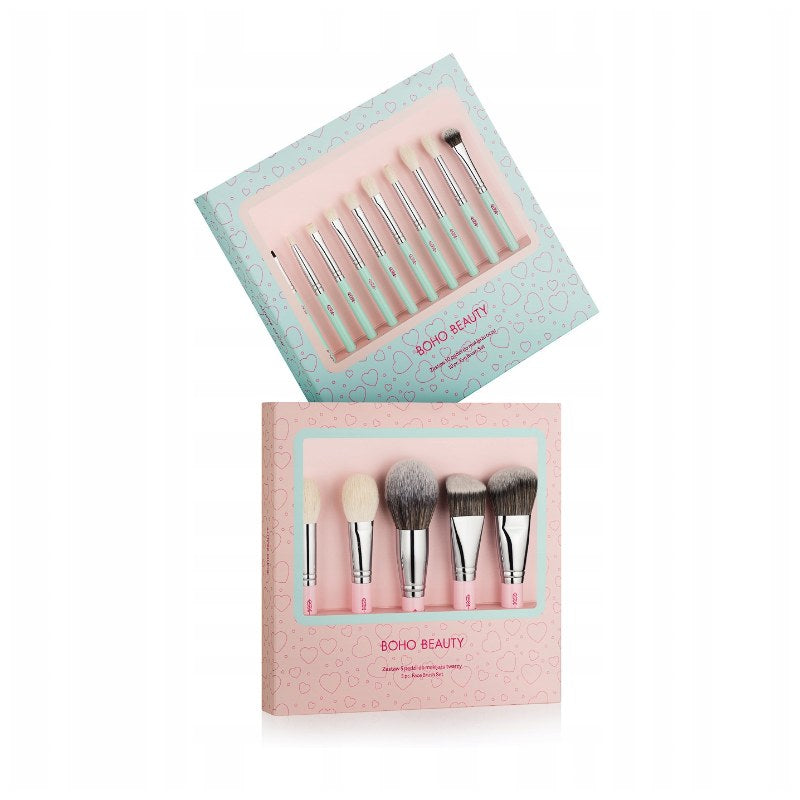 Set pennelli trucco, 15 pezzi Boho Beauty Love Color Brush Set 15 pz.