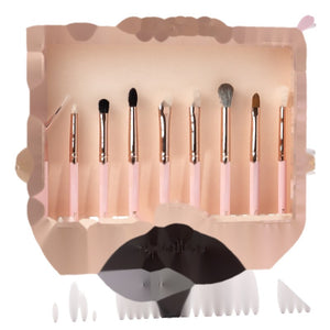 Boho Beauty X Apollca Eye Brush Set 5 pz. — 메이크업 브러시 세트, 9개