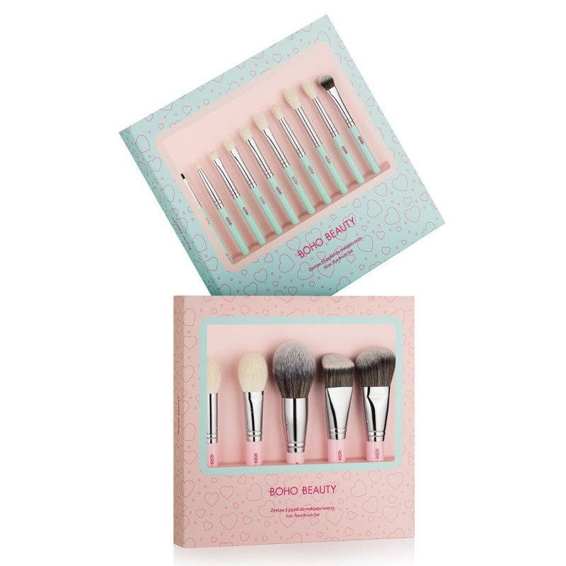Boho Beauty Set pennelli trucco 15 pezzi — אביזרי איפור