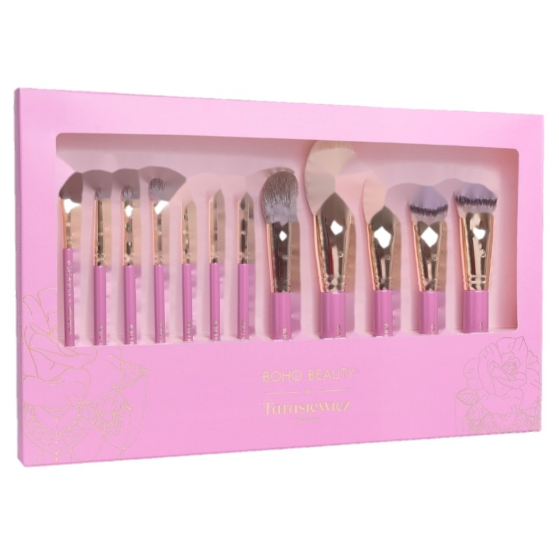 Set di pennelli per trucco viso, 12 pezzi Boho Beauty x Marzena Tarasiewicz Day & Night Set 12 pz.