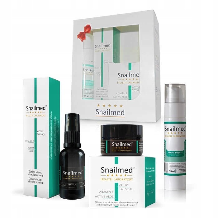 Snailmed Set anti acne N. 4 (f/cr/30ml + ser/30ml + maschera/50ml) — Cofanetto anti acne
