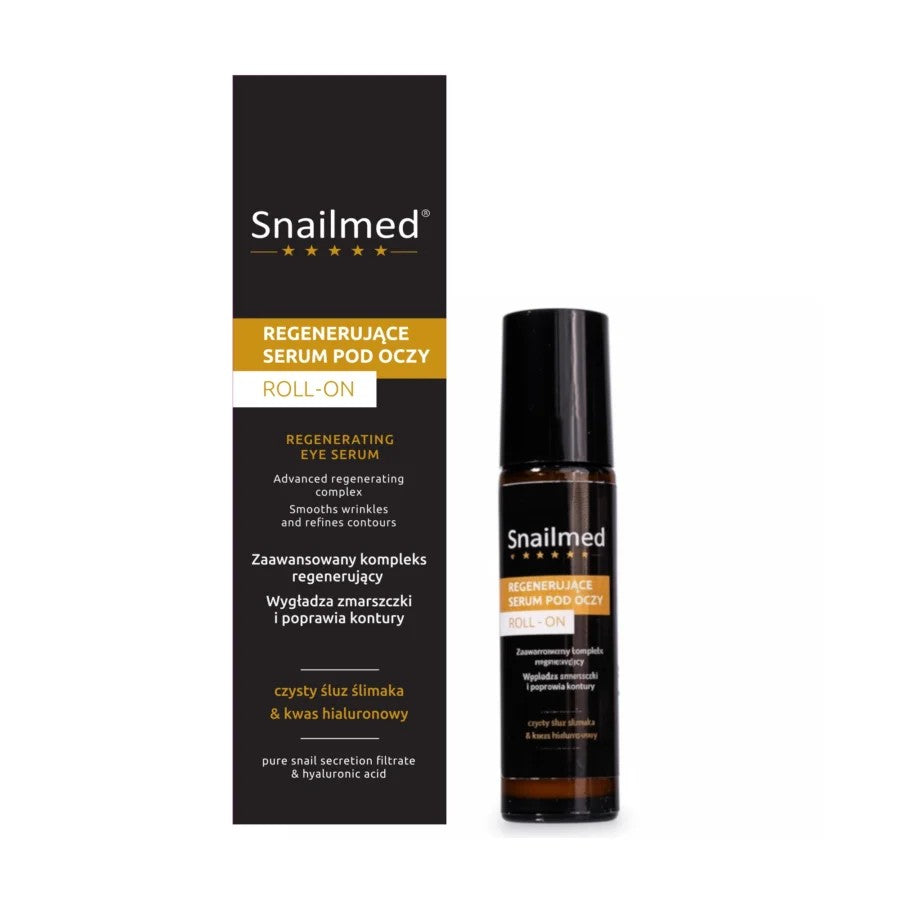 Snailmed Siero rigenerante contorno occhi bava di lumaca naturale e acido ialuronico 12 ml — Siero contorno occhi
