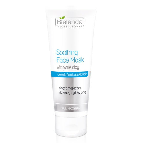 Bielenda Professional Face Program 150 g — Beroligende ansigtsmaske med hvid ler