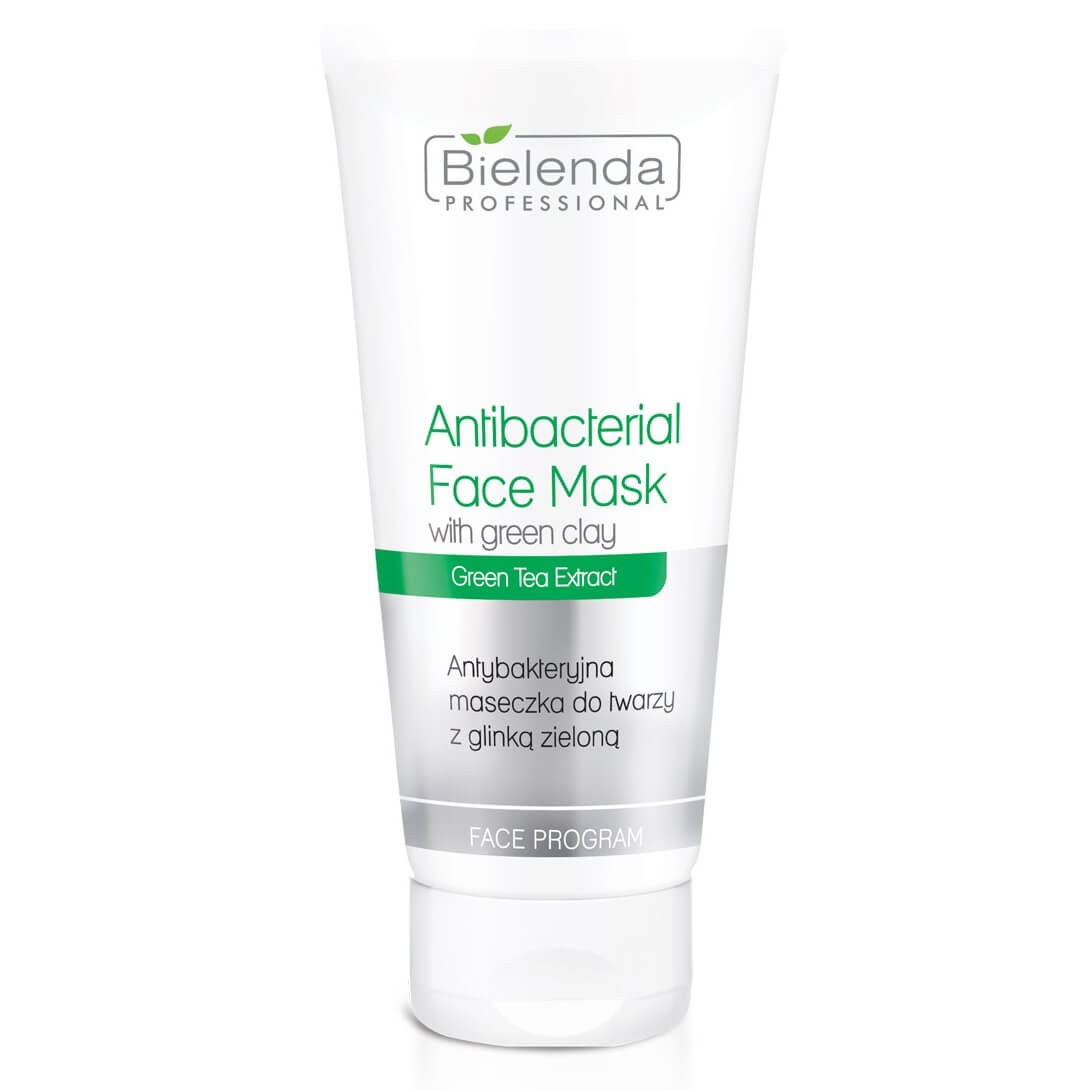 Bielenda Professional Face Program Antibatterico Maschera viso con argilla verde 150 g — قناع وجه