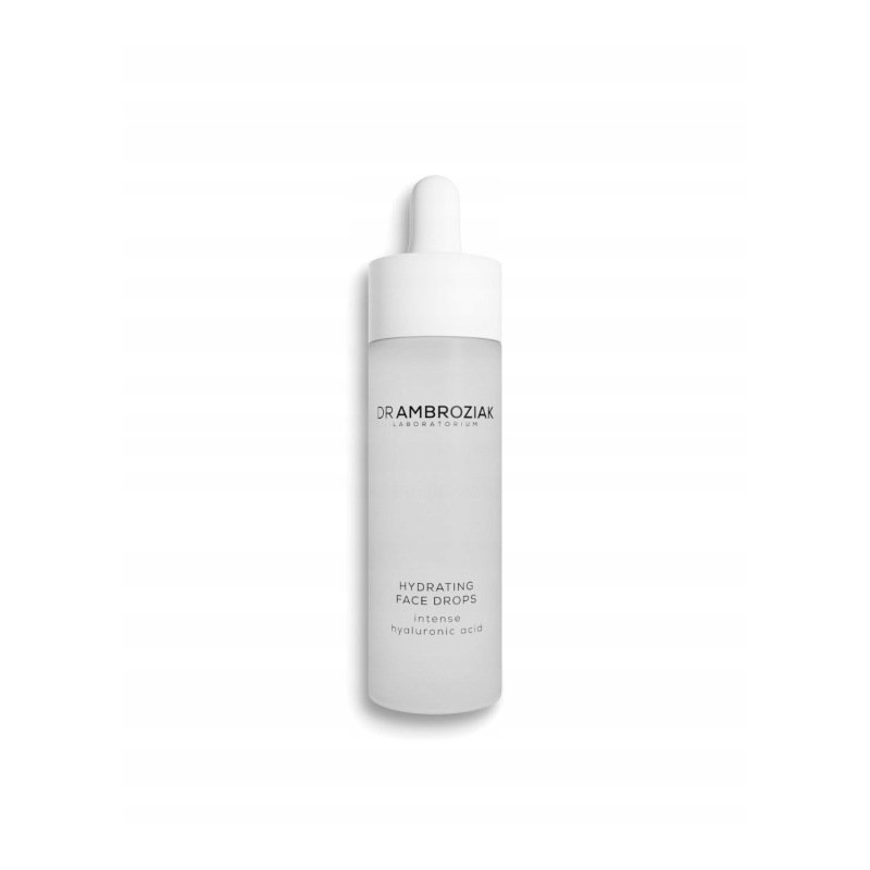 Siero viso idratante con acido ialuronico Dr Ambroziak Laboratorium Hydrating Face Drops Serum 30 ml
