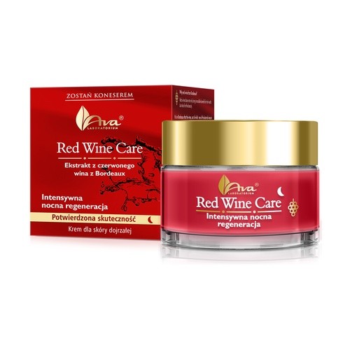 Ava Laboratorium Red Wine Care Intensiva Notte Riparatrice Crema 50 ml — Crema viso notte