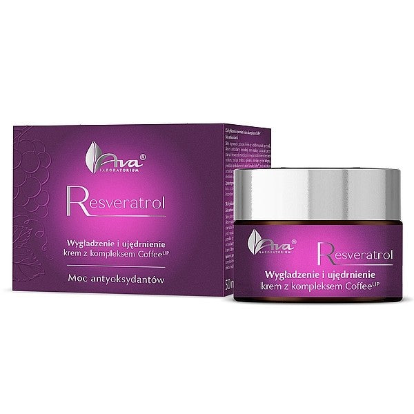 Ava Laboratorium Resveratrol Levigante e rassodante Crema viso con complesso CoffeeUp 50 ml — Crema viso