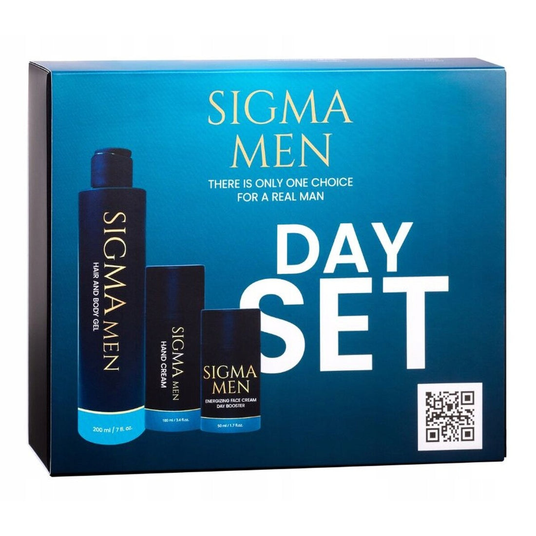 Sigma Beauty Sigma Men Day Set (Gel doccia 200 ml + Crema mani 100 ml + Crema viso 50 ml) — Cofanetto uomo