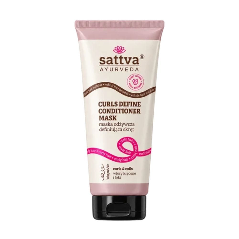 Sattva Ayurveda Curls Define Maschera capelli ricci e mossi 200 ml — Naamio kiharoille ja laineikkaille hiuksille