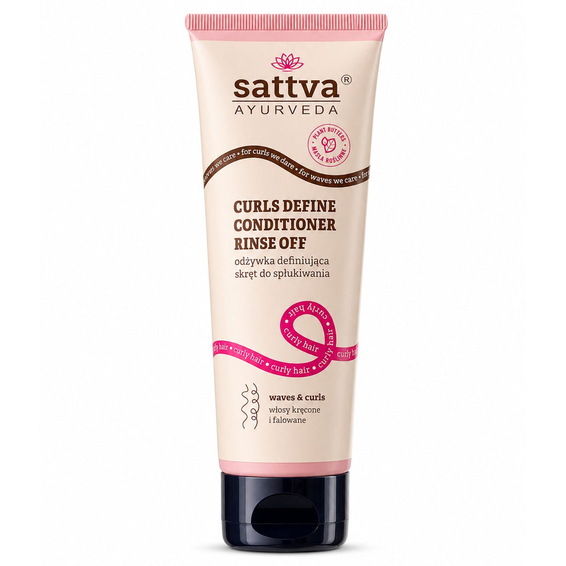Sattva Ayurveda Curls Define Balsamo Rin 200 ml — Hoitoaine kiharille ja laineikkaille hiuksille