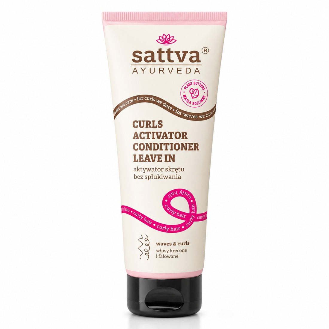 Sattva Ayurveda Curls Aktivator Balsamo Senza risciacquo 200 ml — מרכך ללא שטיפה לשיער מתולתל וגלי