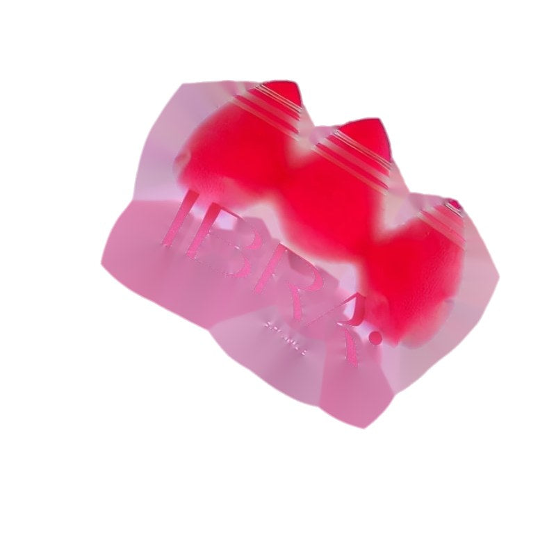 Set di spugne per trucco, 3 pezzi, rosso Ibra Make Up Blender Sponge Trio 3 pz.