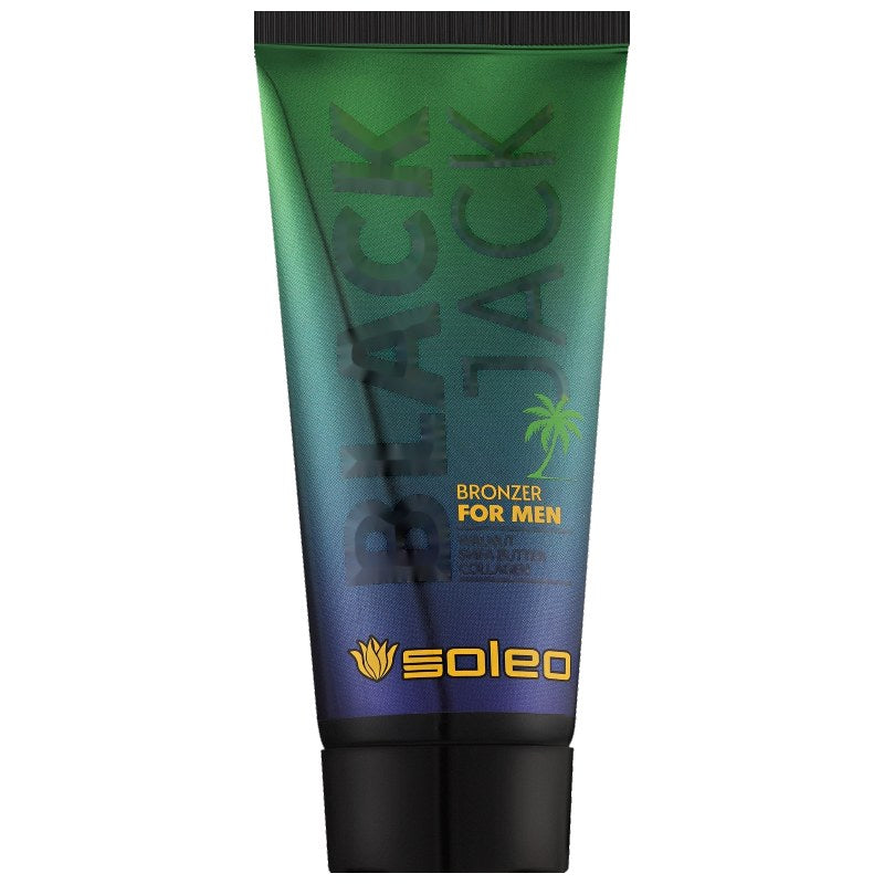 Crema abbronzante per solarium con bronzer istantaneo Soleo Basic Black Jack 150 ml