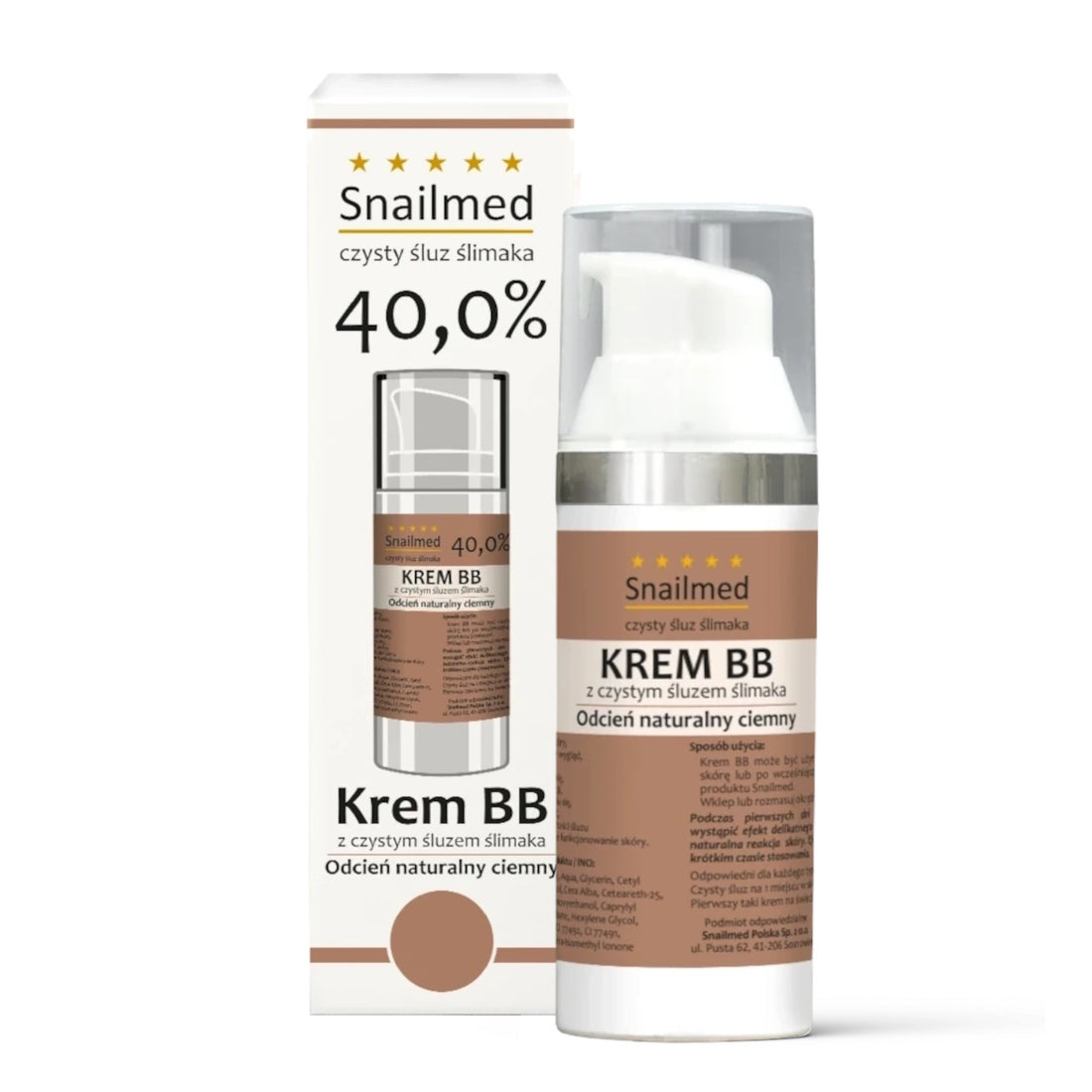 Snailmed BB-Cream viso Naturale Scuro 30 ml — BB-Cream
