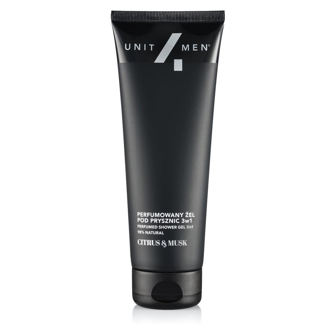 Unit4Men Citrus &amp; Musk Shampoo Balsamo e Gel Doccia 3 in 1 200 ml — Gift Set