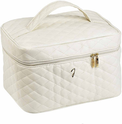 Beauty case, beige, A6151VT Janeke
