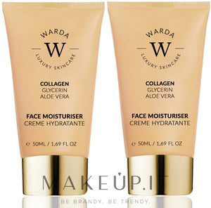 Warda Skin Lifter Boost Collagen Moisturizer — مجموعة كريم وجه مرطب بالكولاجين 2x50 مل