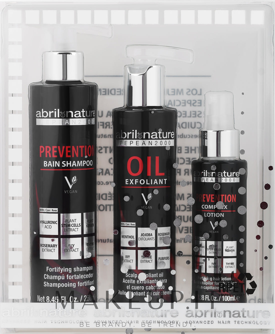 Set Abril et Nature Fepean 2000 Anti-Hair Loss (shm//250ml + oil/200ml + lot/100ml)