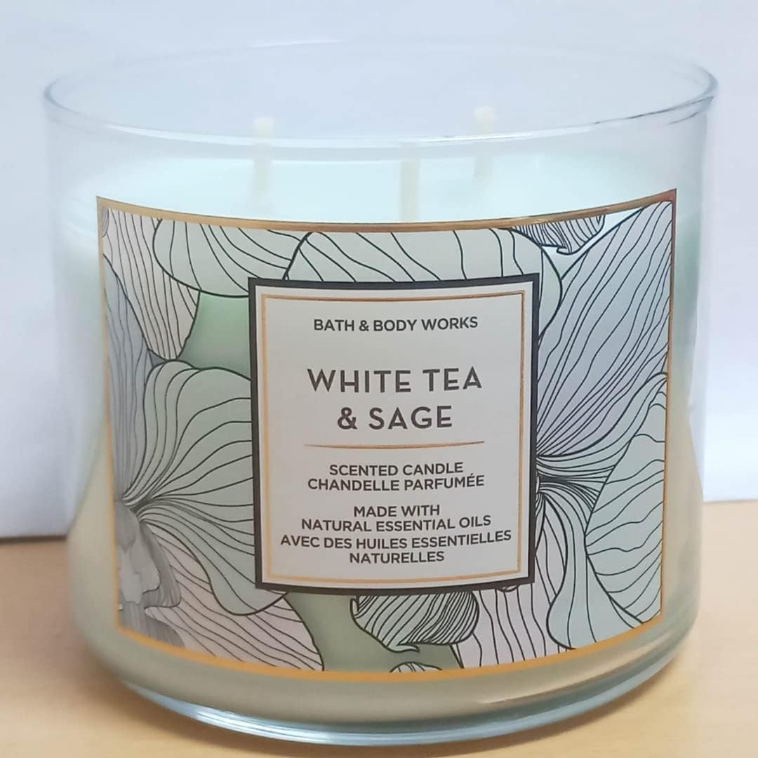 Bath &amp; Body Works Witte Thee &amp; Salie 411 gr