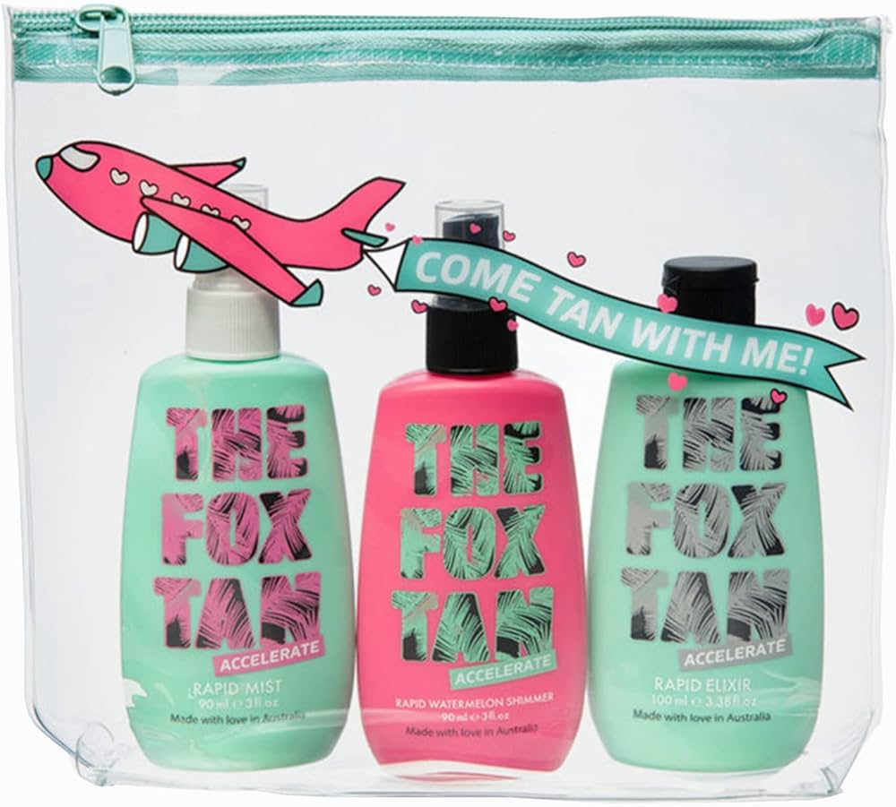 The Fox Tan مجموعة السفر Jet-Setter