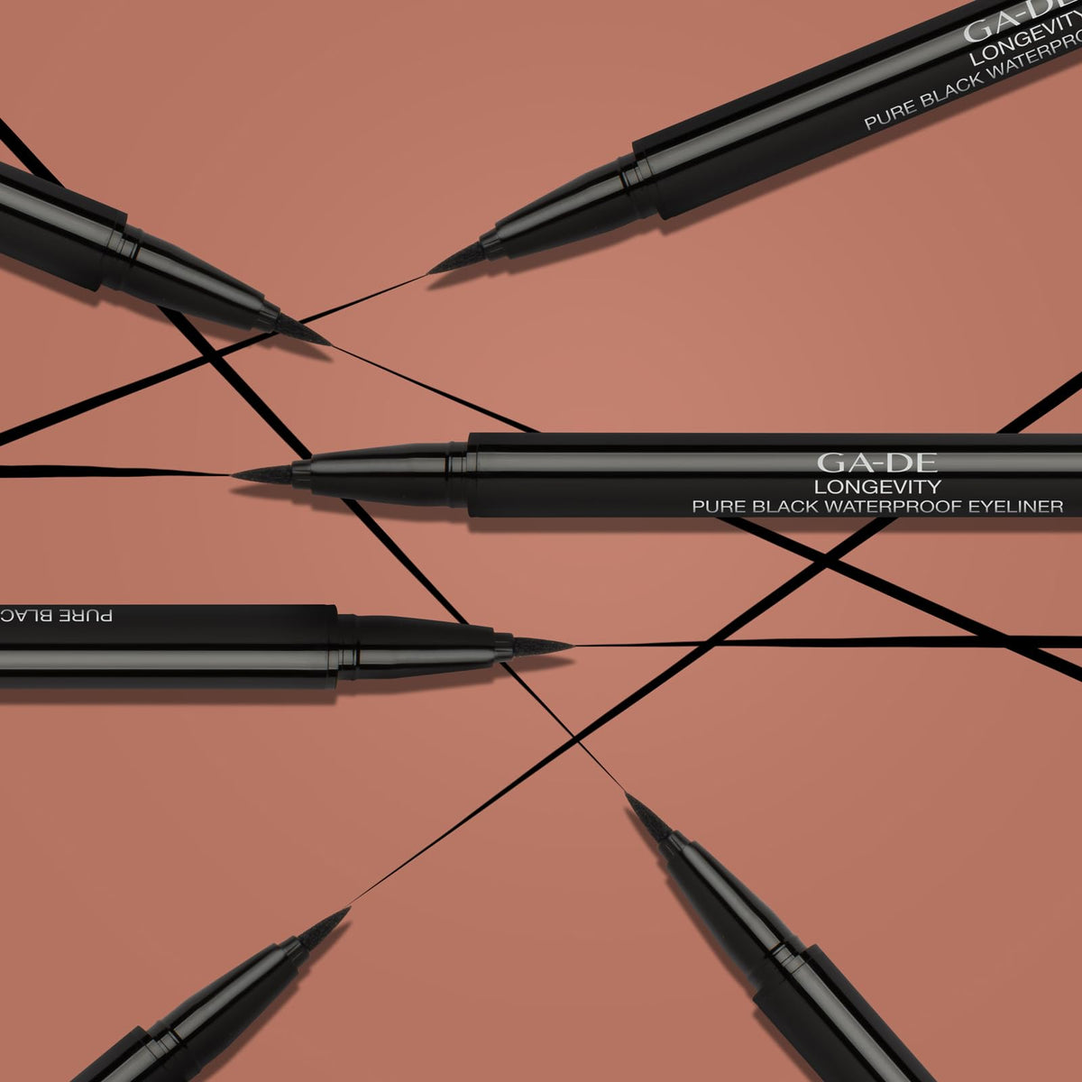 GA-DE Longevity Pure Black Vandfaste Eyeliner 0,4 g