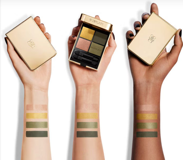Guerlain Ombres G 870 Emerald Feather — Ombretto 4 Colori