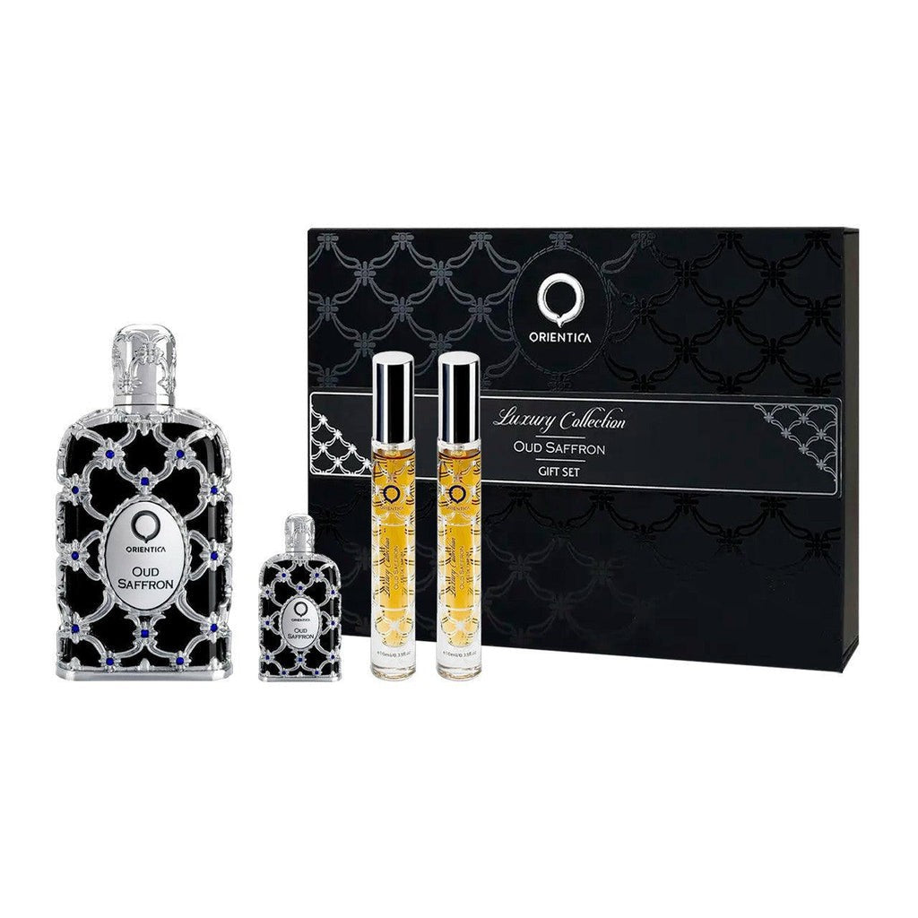 Orientica Luxury Collection Oud Saffron Cofanetto 4 pezzi: Eau de Parfum Unisex