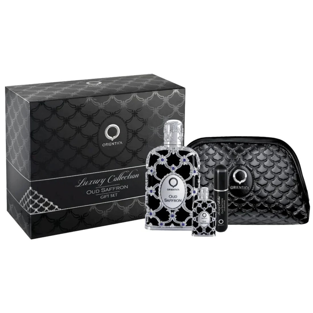 Al Haramain Orientica Oud Saffron 80 ml + 7,5 ml — Cofanetto