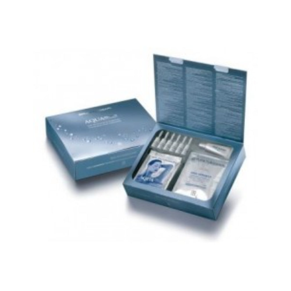 Aqua Genomics Set Bruno Vassari: Crema peeling enzimatica per il viso + siero idratante concentrato  + Crema maschera viso+ Aqua Sorbet ricco