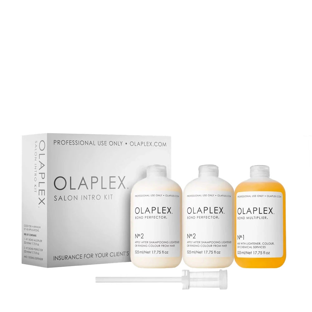 Kit Olaplex Salon Intro: n.1 525ml + 2 x n.2 525ml