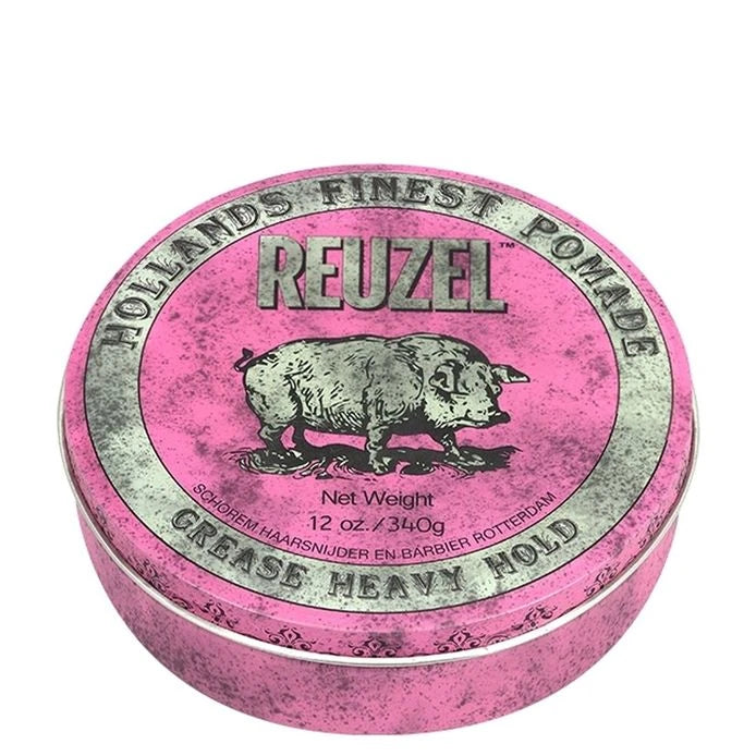 Reuzel Pink Grease Pomada Fijación Fuerte 340 g