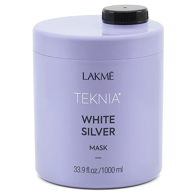 Lakme Teknia Hvit Sølv Maske 1000ml