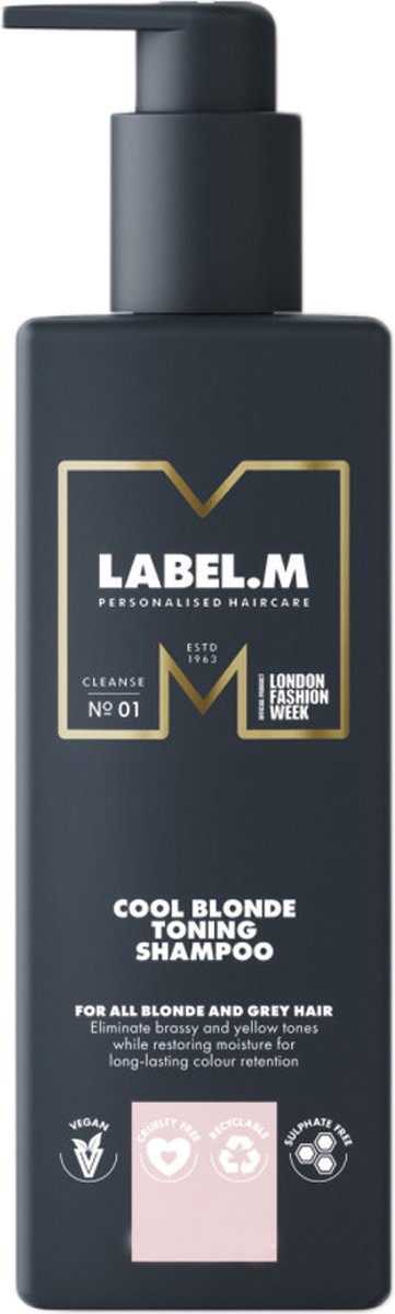 Label.m Professionelles Blond-Tönungsshampoo 1000 ml
