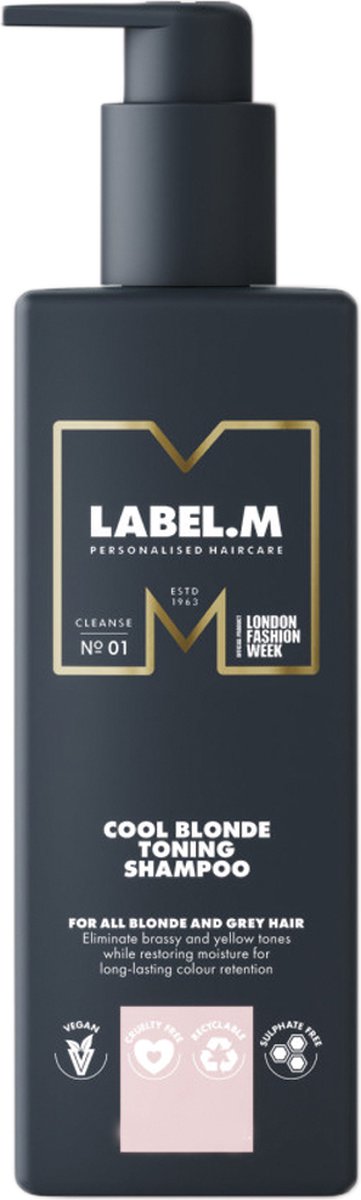 Label.m Champú Tonificante Rubio Profesional 1000ml