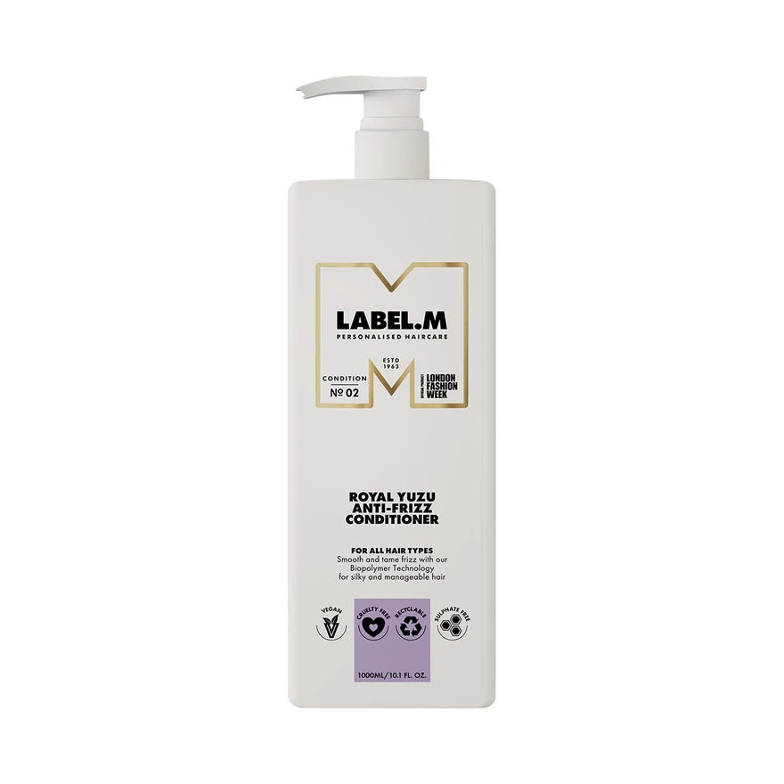 Label.m Après-shampooing professionnel anti-frisottis Royal Yuzu 1000 ml