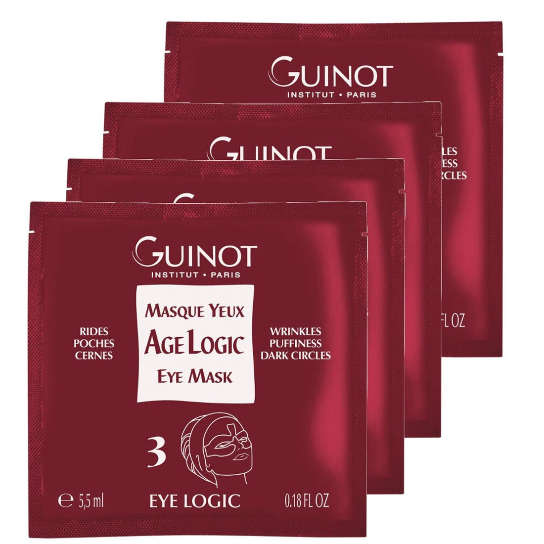 Guinot Age Logic maska pod oczy 4 x 5,5 ml