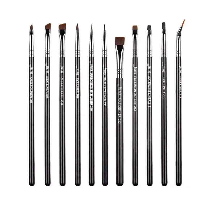 Set di pennelli per trucco, T324, 11 pz. Jessup Pro Eyeliner Brush