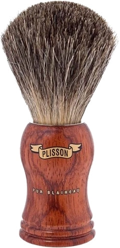 Pennello da barba Plisson Bubinga High-mounted Handle &amp; Russian Grey Shaving Brush