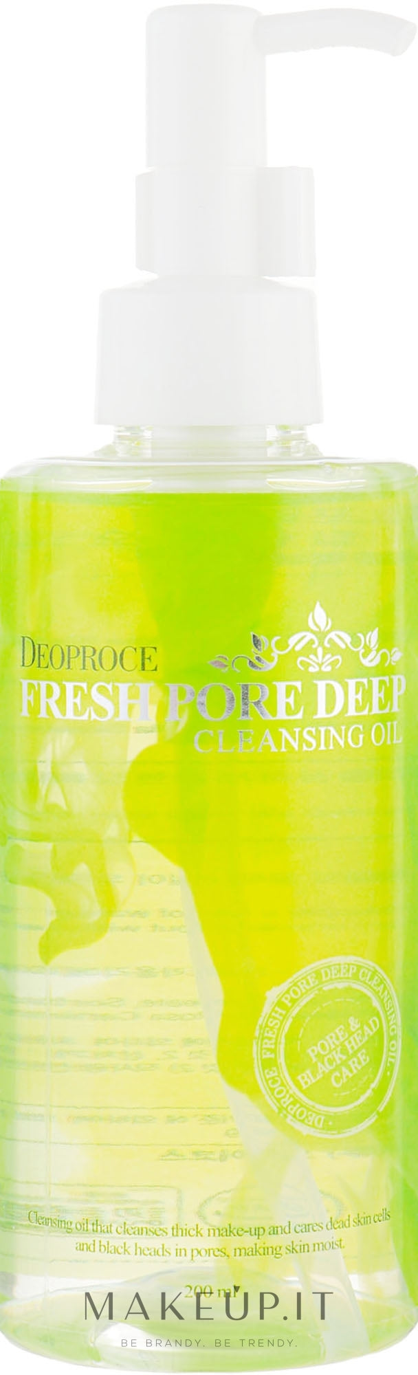 Olio idrofilo viso Deoproce Fresh Pore Deep Cleansing Oil 200 ml