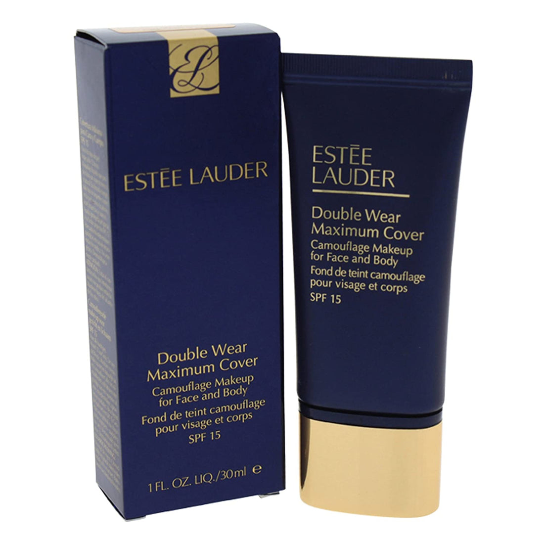 Estée Lauder Double Wear Maximum Cover 2C5 Creamy Tan — fondotinta coprente viso e corpo 30 ml