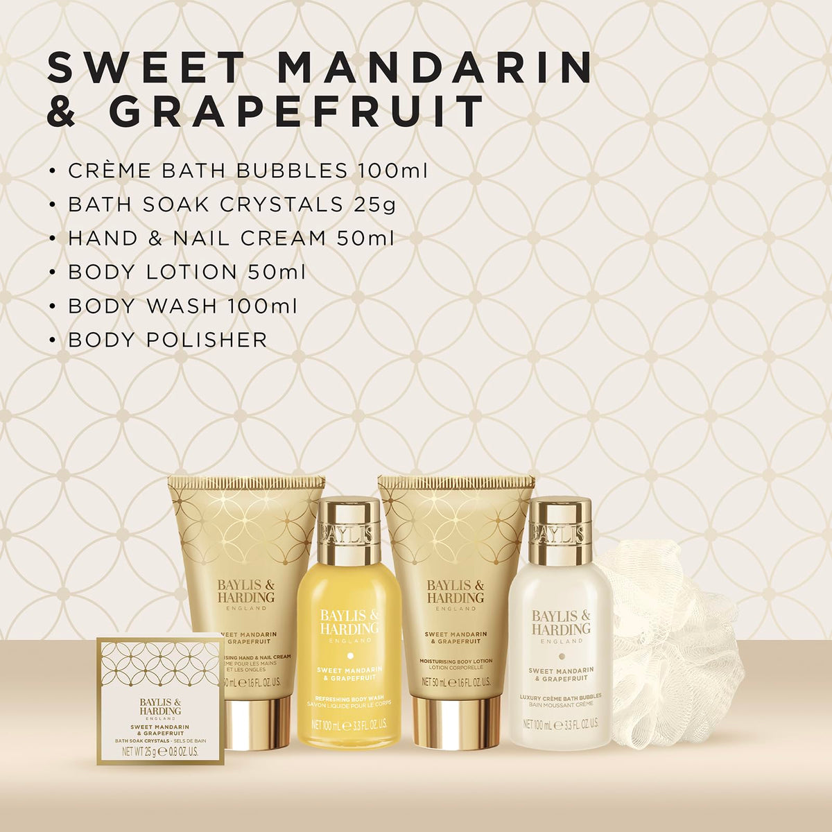 Baylis &amp; harding set regalo Mandarin &amp; Grapefruità Set 4 pcs