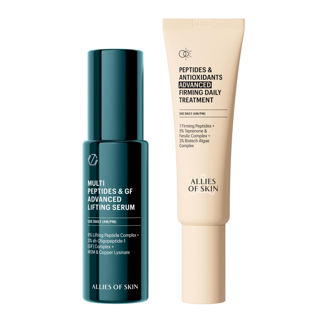 Allies of Skin Multi Peptides &amp; GF Advanced Siero Liftante 7 ml — Siero Viso