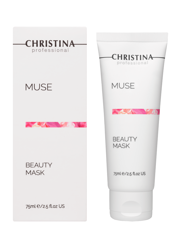 Maschera viso con estratto di rosa Christina Muse Beauty Mask 75 ml