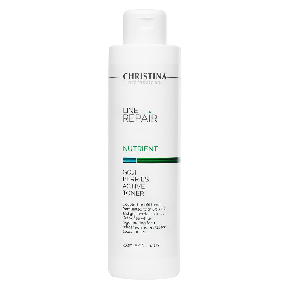 Christina Line Riparatore Nutrient Goji Berries Active Tonico 300 ml — Tonique visage aux baies de goji