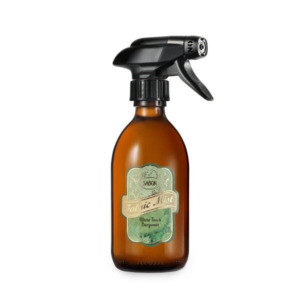 Sabon Home Fabric Mist Profumatore tessuti White Tea &amp; Bergamot 300 ml